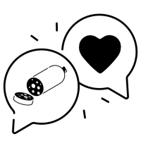 Pictogramme de deux bulles de conversation Pictogramme de deux bulles de conversation